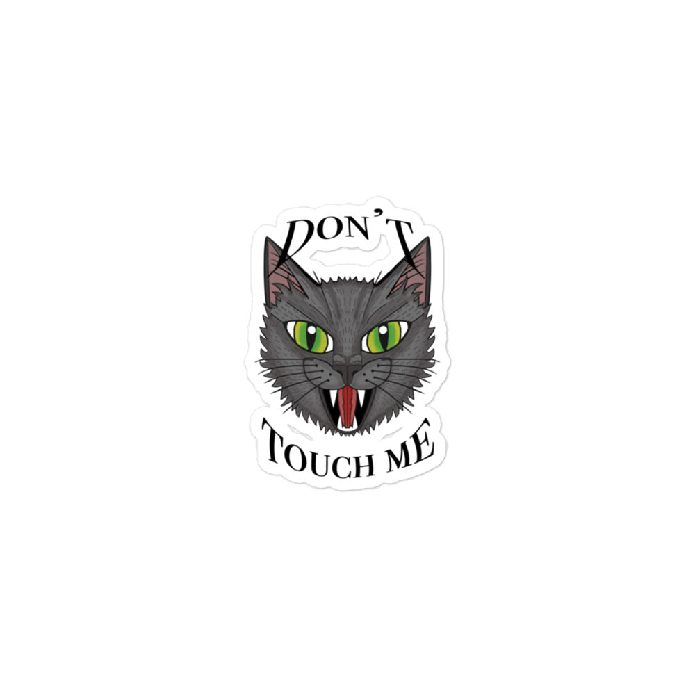Don’t touch me Bubble-free stickers